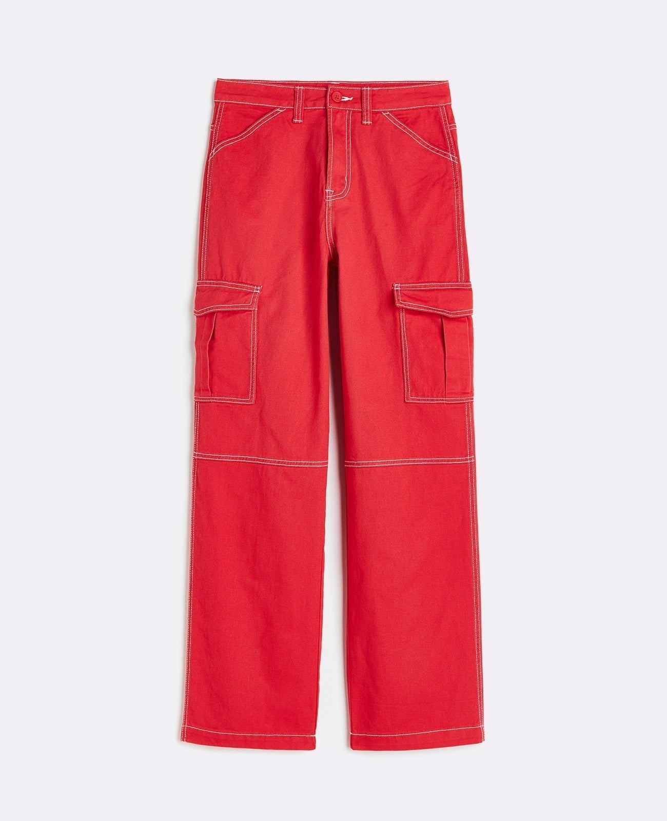 Solid Cargo Pant