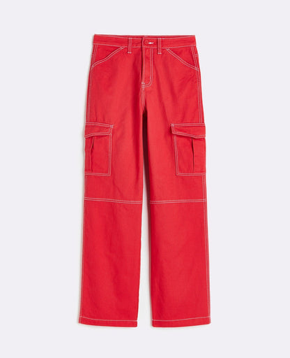 Solid Cargo Pant